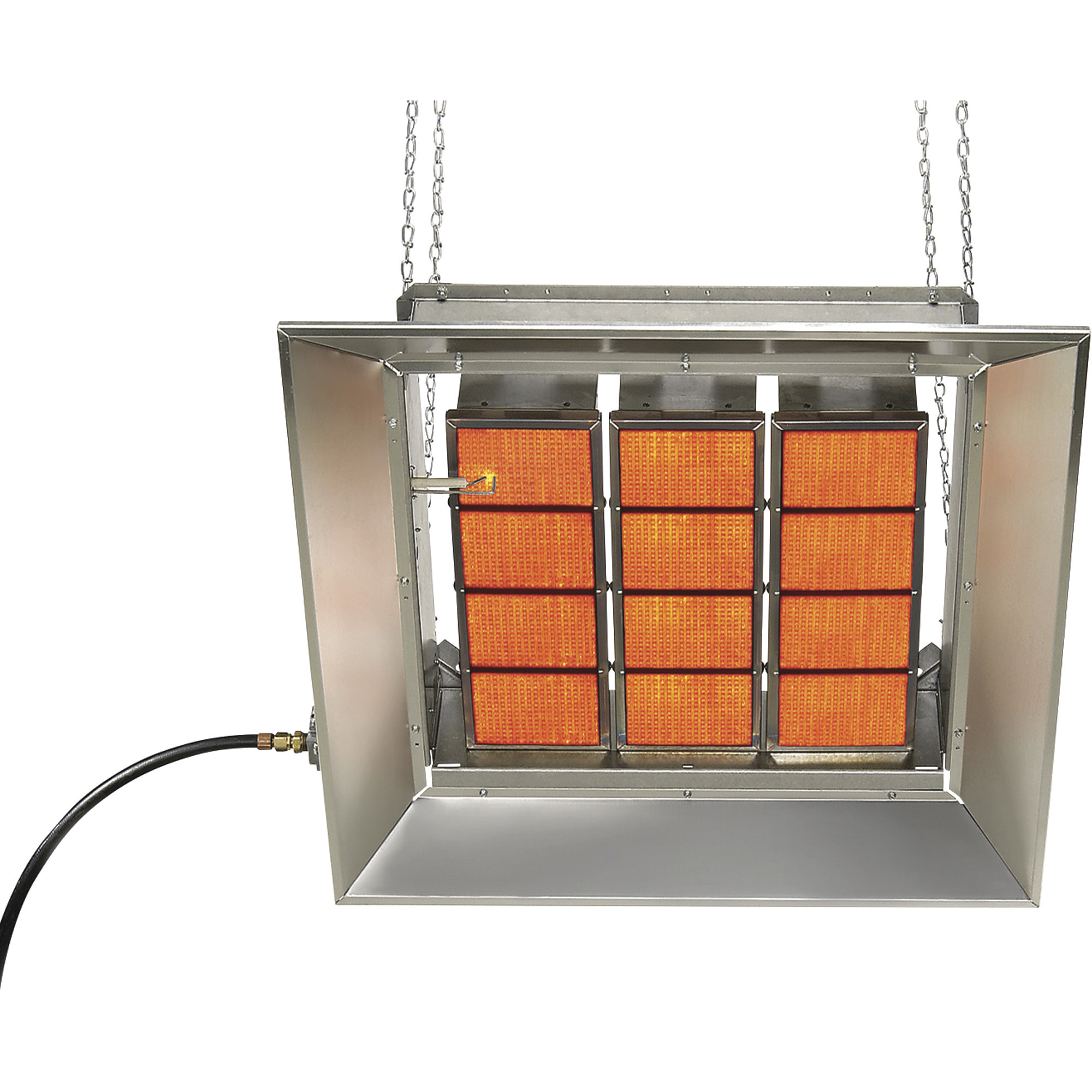 SunStar Heating Products Infrared Ceramic Heater - 100,000 BTU, Natural Gas, Aluminized Steel, Model# SG10-N